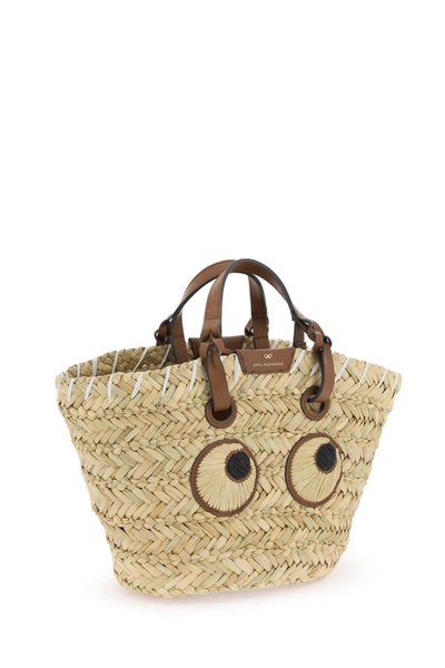 Shop Anya Hindmarch Paper Eyes Basket Handbag
