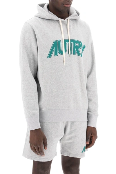 Shop Autry Hoodie With Maxi Logo Print