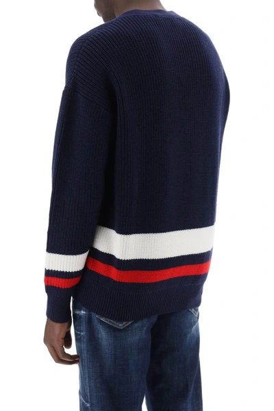 Shop Dsquared2 Varsity Cardigan With D2 Patch