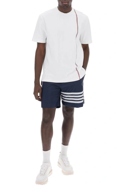Shop Thom Browne 4 Bar Shorts In Ultra Light Ripstop