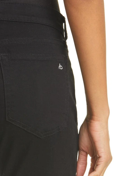 Rag & Bone Dre Low Rise Slim Boyfriend Jeans In Black