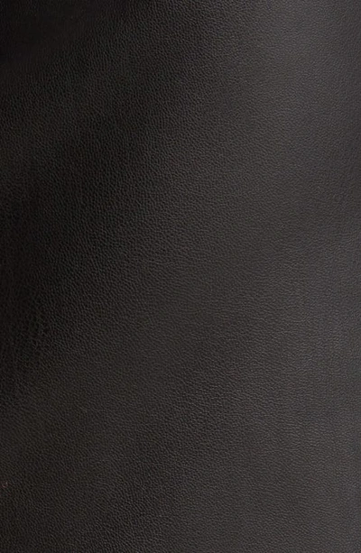 Shop Vero Moda High Waist Faux Leather Miniskirt In Black