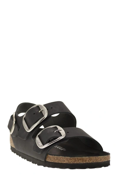 Shop Birkenstock Arizona - Sandal With Large Buckles In Black
