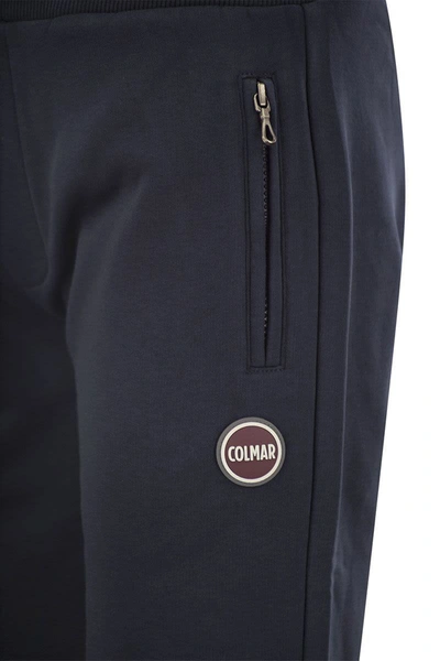 Shop Colmar Plush Bermuda Shorts With Pocket In Blue