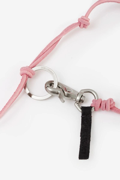 Shop Our Legacy Key Holders In Rose-pink