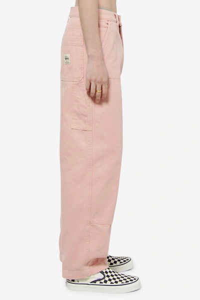 Shop Stussy Stüssy Pants In Rose-pink