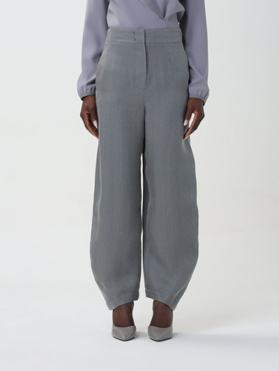 Shop Emporio Armani Pants  Woman Color Grey