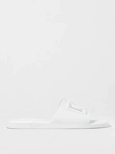 Shop Dolce & Gabbana Sandals  Men Color White