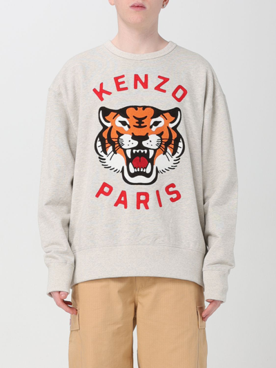 Shop Kenzo Sweatshirt  Men Color Grey