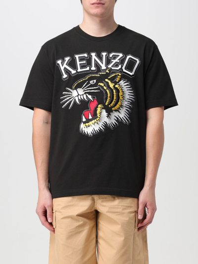 Shop Kenzo T-shirt  Men Color Black