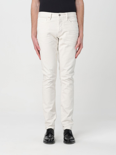 Shop Tom Ford Jeans  Men Color White