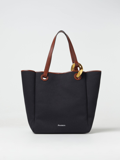 Shop Jw Anderson Tote Bags  Woman Color Navy