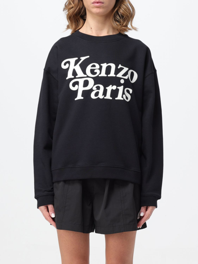 Shop Kenzo Sweatshirt  Woman Color Black
