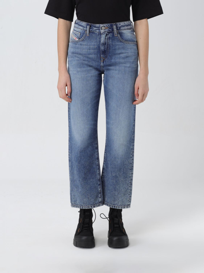 Shop Diesel Jeans  Woman Color Denim