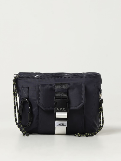 Apc A.p.c. Banane Trek Shoulder Bag In Blue