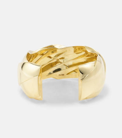 Ileana Makri 18kt Gold Cuff Bracelet In Gold