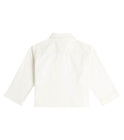 Shop Bonpoint Clarity Cotton Jacket In White