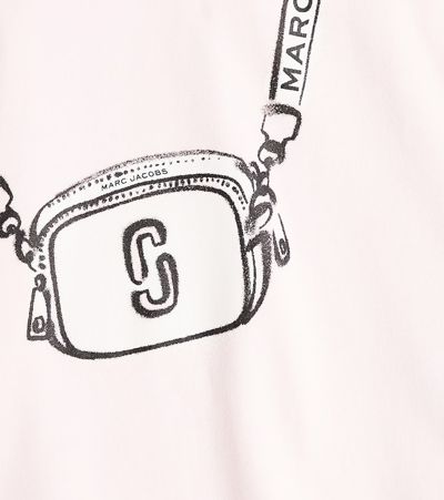 Marc Jacobs Baby Trompe L'ail Cotton Dress In Pink