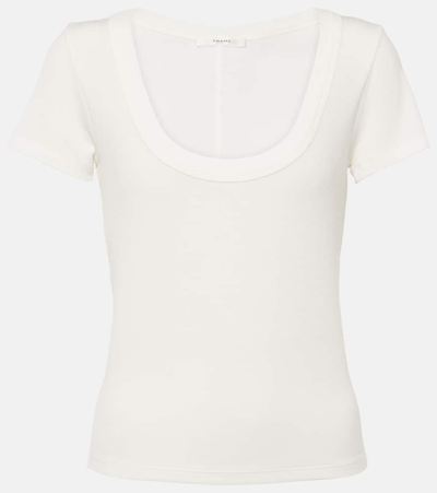 Shop Frame Rib Baby Tee Jersey Top In White