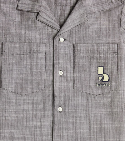 Shop Bonpoint Fabri Cotton Shirt In Grey