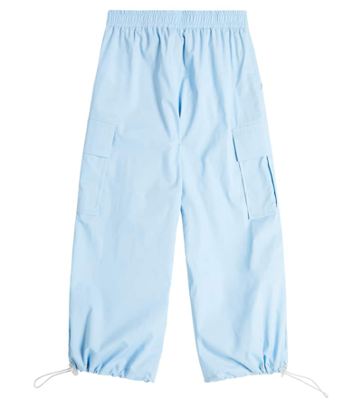 Shop Paade Mode Oasis Cotton Cargo Pants In Blue