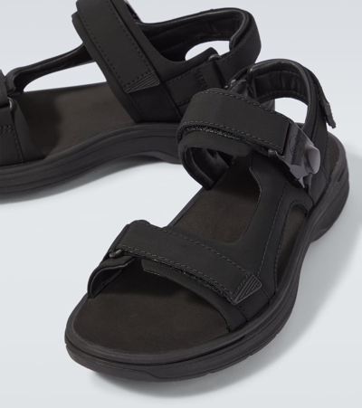 Shop Clarks Originals X Martine Rose Cur Sandals In Black