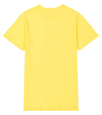 Shop Marc Jacobs Trompe L'ail Cotton T-shirt Dress In Yellow