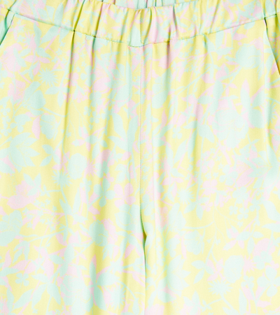 Paade Mode Anemone Floral Palazzo Pants In Yellow