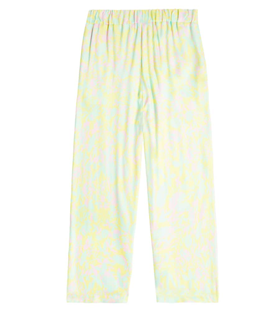 Paade Mode Anemone Floral Palazzo Pants In Yellow