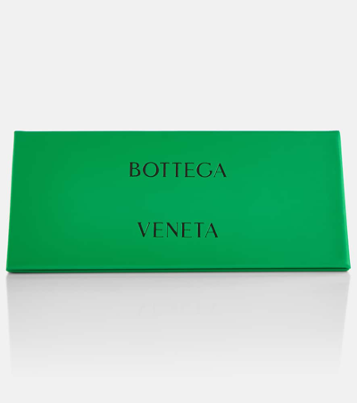 Bottega Veneta Square Sunglasses In Gold