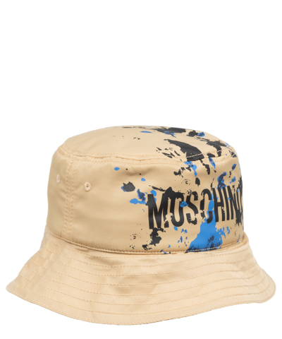Shop Moschino Hat In Beige