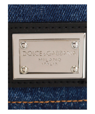 Shop Dolce & Gabbana Crop Top In Blue