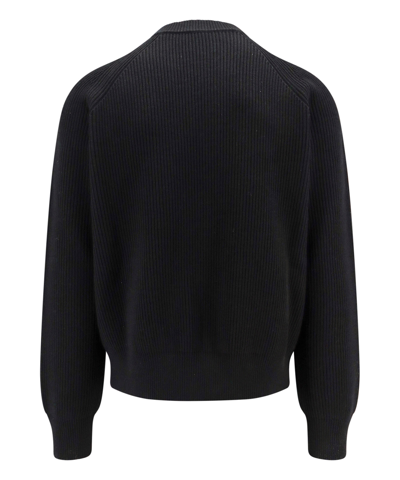Shop Burberry Sweater In Black