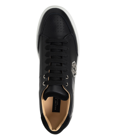 Shop Philipp Plein Low-top Sneakers In Black