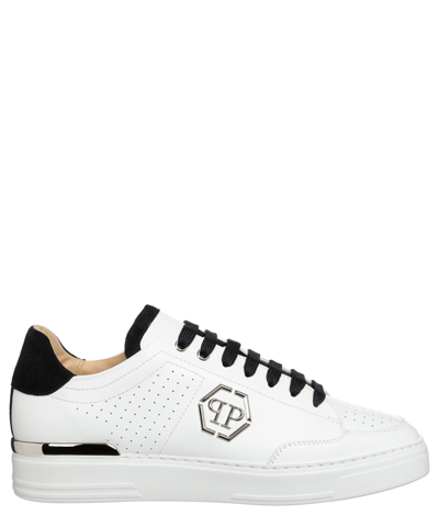Shop Philipp Plein Low-top Sneakers In White