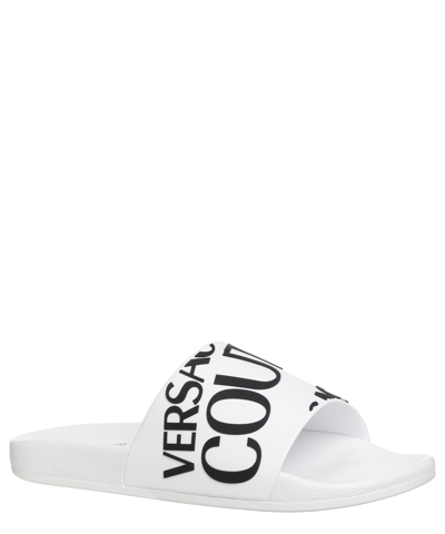 Shop Versace Jeans Couture Slides In White