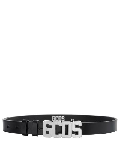 Shop Gcds Classic Logo Belt In Black