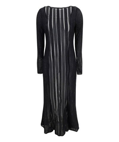 Shop Charo Ruiz Saley Long Dress In Black