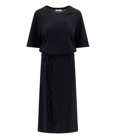 Shop Lemaire Midi Dress In Black