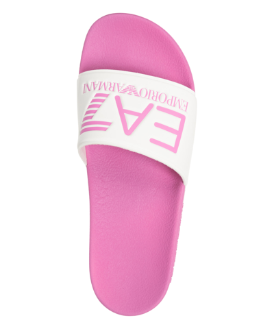 Shop Ea7 Slides In Pink