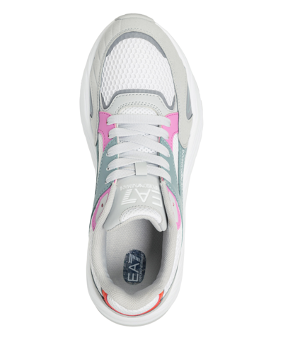 Shop Ea7 Crusher Distance Sneakers In White