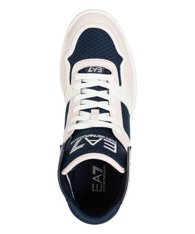 Shop Ea7 High-top Sneakers In Blue