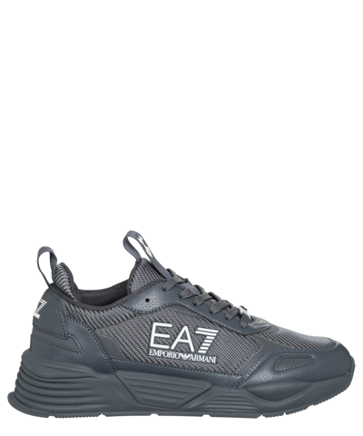 Shop Ea7 Sneakers In Grey