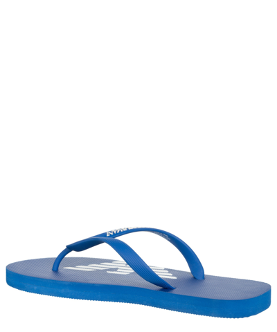 Shop Emporio Armani Flip Flops In Blue