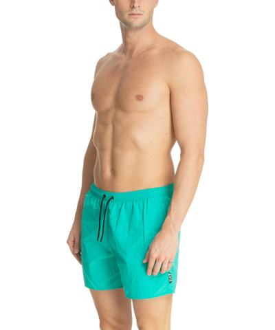 Shop Ea7 Swim Shorts In Green