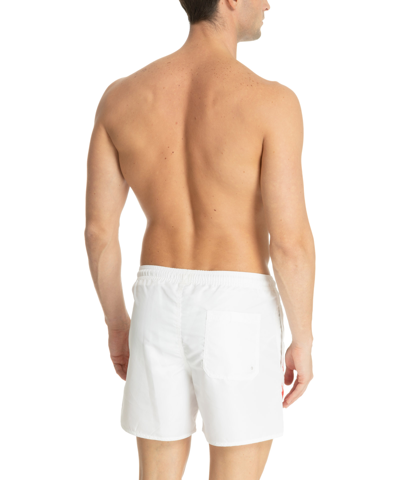 Shop Ea7 Swim Shorts In White