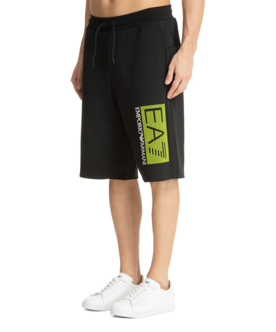 Shop Ea7 Shorts In Black