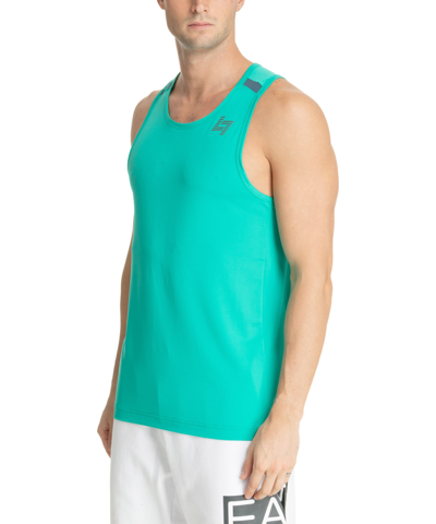 Shop Ea7 Ventus 7 Sleeveless T-shirt In Green
