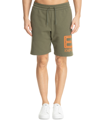 Shop Ea7 Shorts In Green