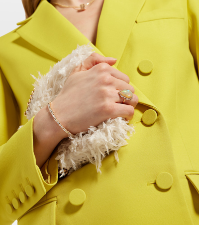 Suzanne Kalan 18kt Gold Bracelet With Diamonds In Gold